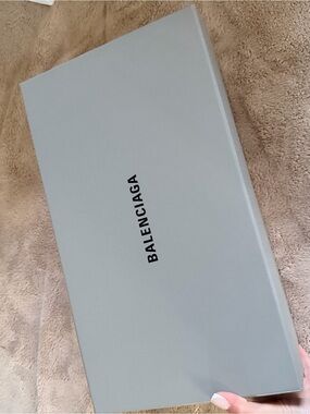 Balenciaga Light Gray Logo Shoe Box